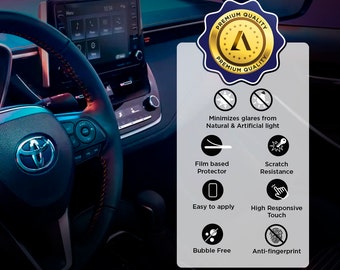 Displayschutzfolie Für Toyota C-HR (2021-2022) – 8 Zoll, 9H Gehärtetes Glas, Kratzfest
