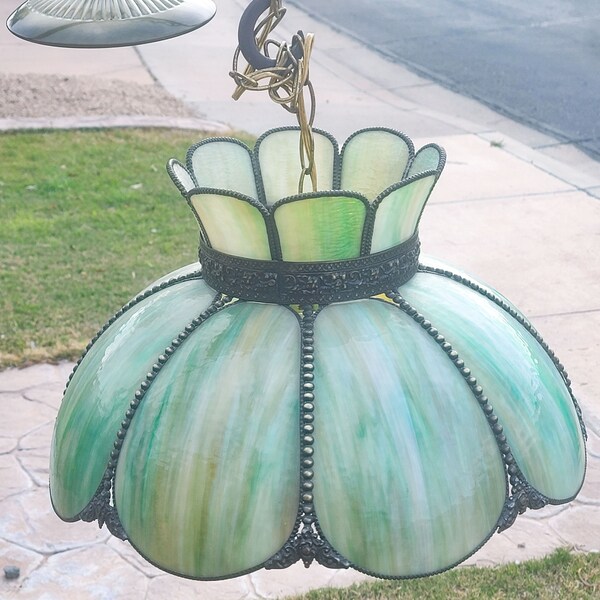Stained Glass Pendant Shade Etsy