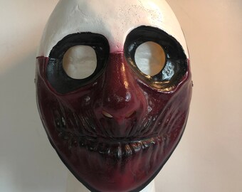 Payday 2 masque cosplay Scarface Masque Halloween Cosplay Prop Handmade Masque Nouveau 