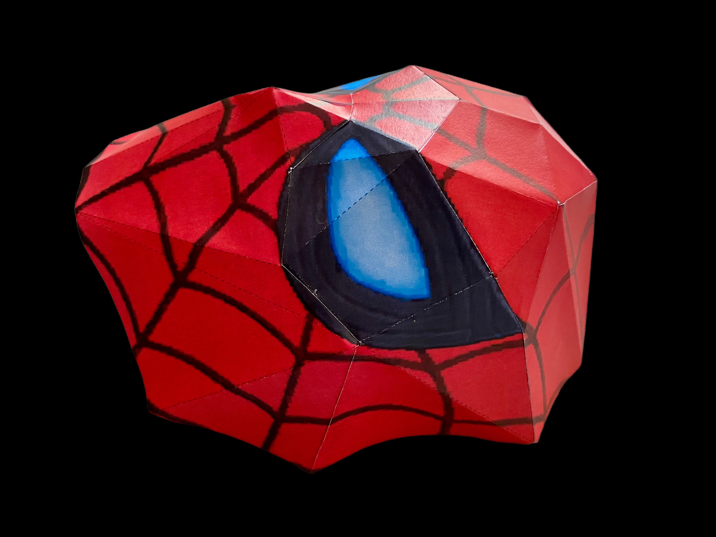 Spiderman Templatespiderman3d Paper Maskspiderman - Etsy