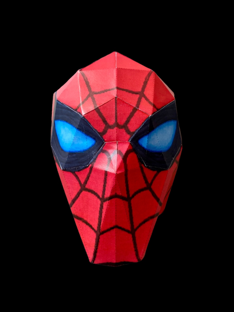 Spiderman Mask Template,spiderman,3d Paper Mask,spiderman Maske Papier