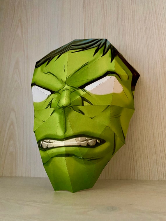 Hulk 1/ 2 Face Mask Kids Hulk 1/ 2 Face Mask Kids