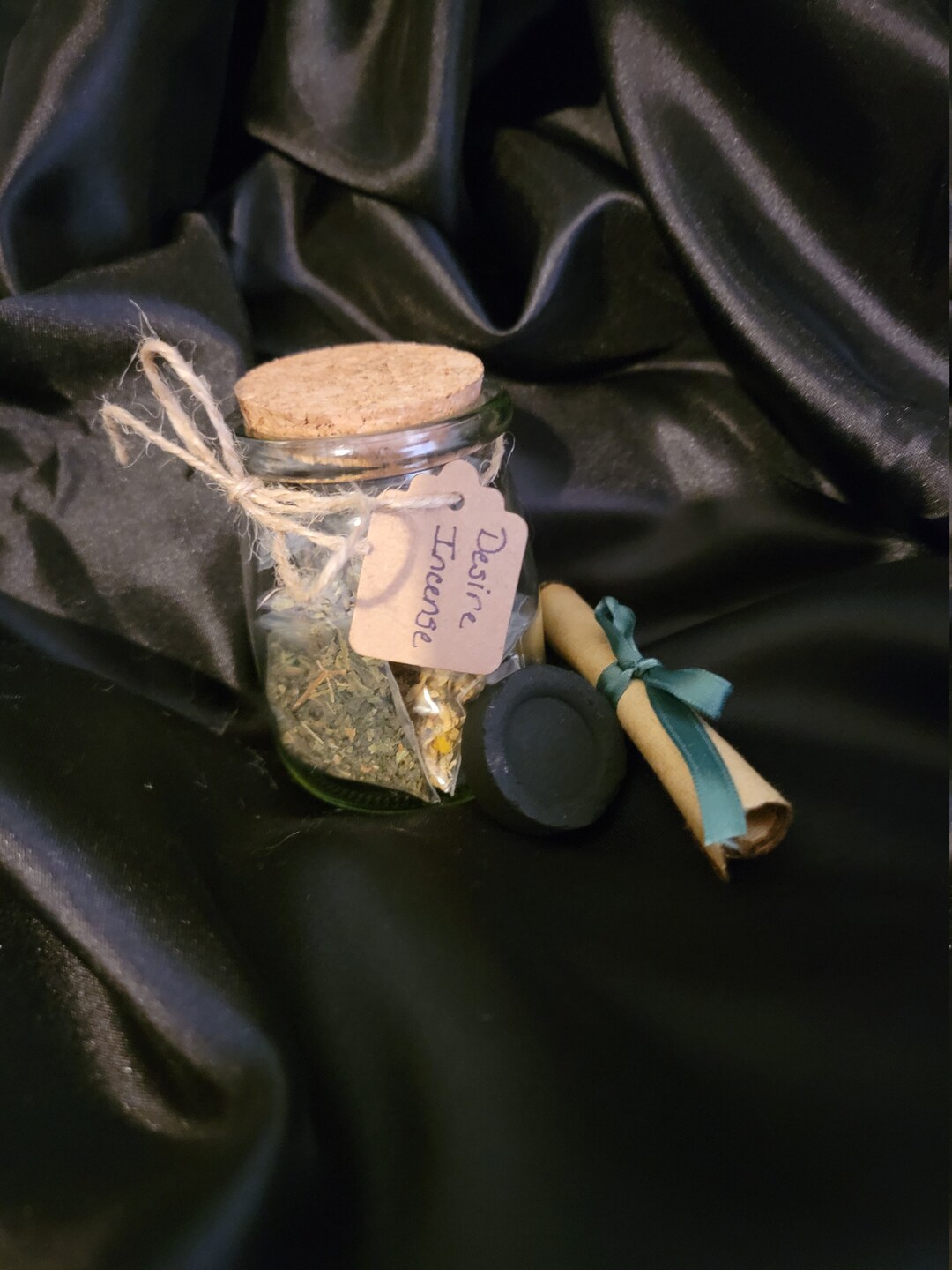 Desire Incense Spell Kit in a Jar Etsy