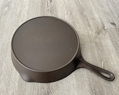 Wagner Arc 8 Cast Iron Skillet Restored and Triple-Seasoned