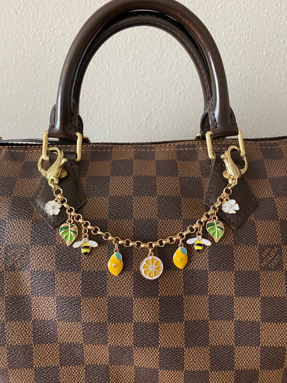 Purse Charm Lemon Charm Etsy
