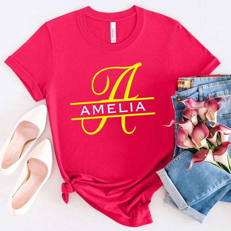 Split Monogram SVG/DXF/PNG, Split Monogram Frame Alphabet, Family ...