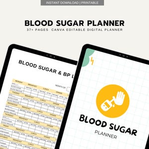 Blutzucker Planer, Blutzucker, 2025 Planer, Planer 2025, Self Care, Diabetes, Lebensmittelliste, Menüplan für Diabetiker, Medikamente Log, Gewicht