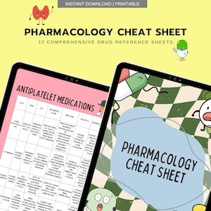 Pharmacology Cheat Sheet, Pharmacology, Flashcards, Pharmacist Gift, Nurse Practitioner, Nursing School, Nursing Student, Goodnotes, Nursing