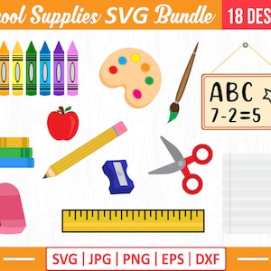 Teacher2 Svg Bundle, School Supplies Svg, Teacher Svg, School Svg, School sign Svg, Back to School Svg, Teacher Appreciation Svg, School Svg