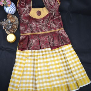 Kerala Pattu Pavada||Kerala Traditional wear||Onam Collections