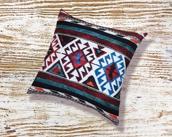 Handmade Turkish Anatolian Table Runner & Pillow Cover Set – Boho Home Decor, Traditional Print