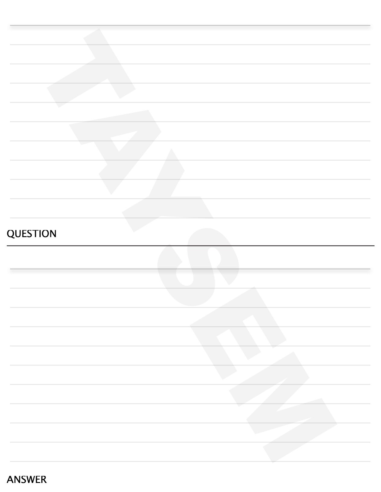 GOODNOTES Flashcard Template With LINES Etsy