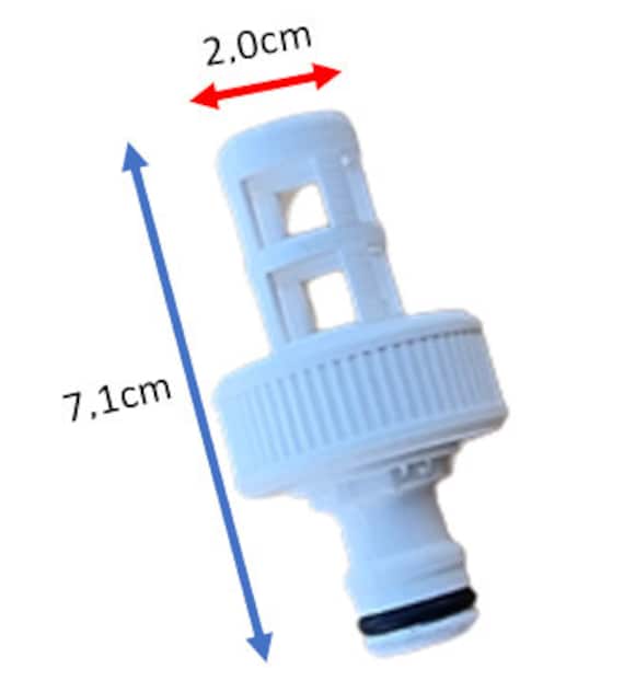 Lot De 2 Adaptateurs Tuyau Daaxing Pour Valve Réservoir Piscine Intex - Valve Piston Et Adaptateur Type B