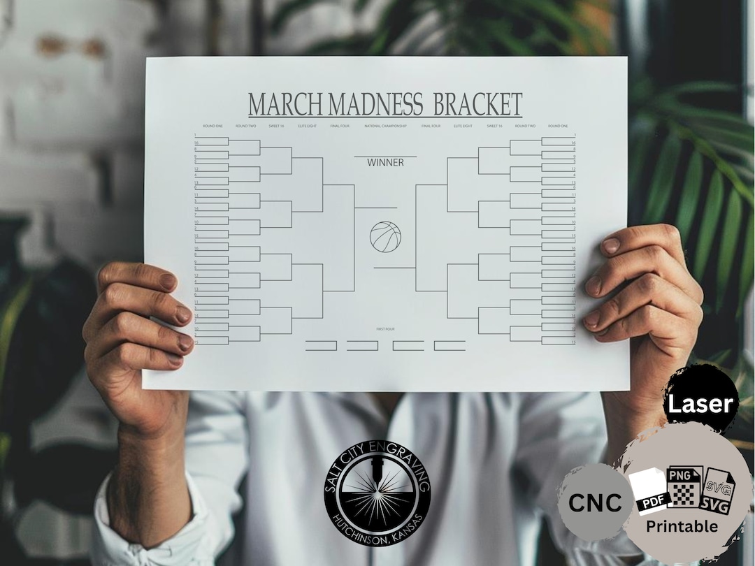 Printable March Madness Blank Bracket March Madness Tournament Printable March Madness Blank Bracket March Madness Tournament
