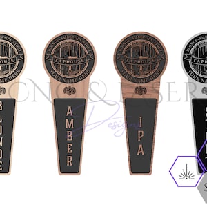 Tap Handle SVG - Blonde - Amber - IPA - Stout - Home Bar - Beer SVG - Tap Handles - Tap Handle Cnc File - Barrel - Whiskey Barrel - Laser