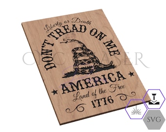 Gadsden Snake SVG: Patriotic American Vector File (Digital Download)
