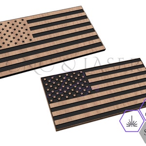 American Flag SVG File - Traditional American Flag - American Flag Laser File - CNC Flag File - Patriotic SVG Files - Usa Flag Svg - Vectric