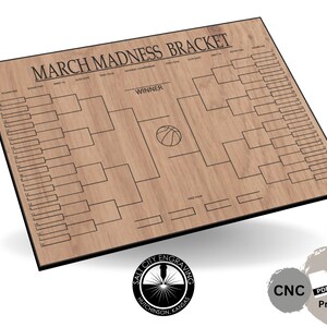 Printable March Madness Blank Bracket - March Madness - Tournament ...