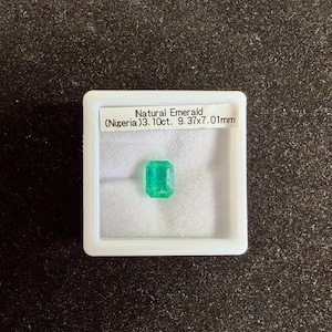 Emerald-Natural Nigerian Emerald-Luminous Mint Green Gemstone-Rare Loose Stone-Jewelry Supplyl-Healing Crystal-Genuine-Fine