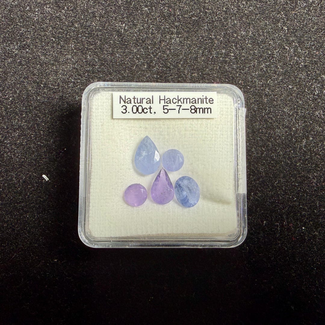 Hackmanite-natural Tenebrescent Gemstone-rare Color Changing Stone-uv ...