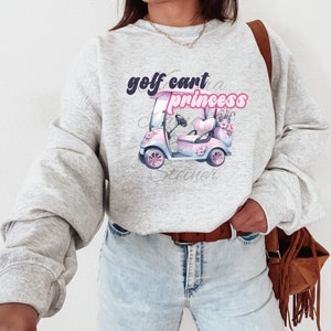 Koszulka Golf Cart Princess Plik cyfrowy PNG