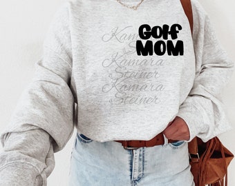 Golf Mom T-shirt Design Digital File PNG SVG