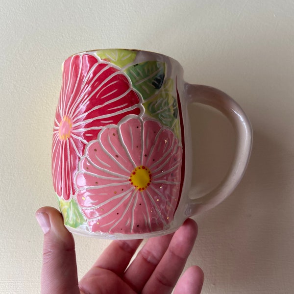 Zinnia mug - multi-colored