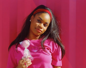 3D Rosy Heart Gem t-shirt- Heart t-shirt, Cute Pink t-shirt, Pink Heart shirt, Love shirt, Monochromatic t-shirt, Cute Heart shirt