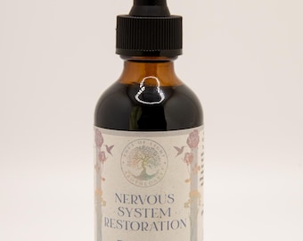Nervous System Restoration Tincture | Herbal Tincture | Supplement | Organic