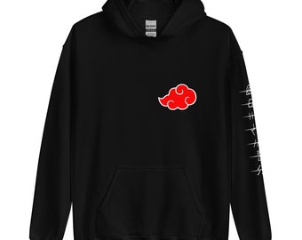 Naruto AKATSUKI Anime Kapuzen Sweatshirt Langarm T-Shirt shirt Hoodie Pulli 