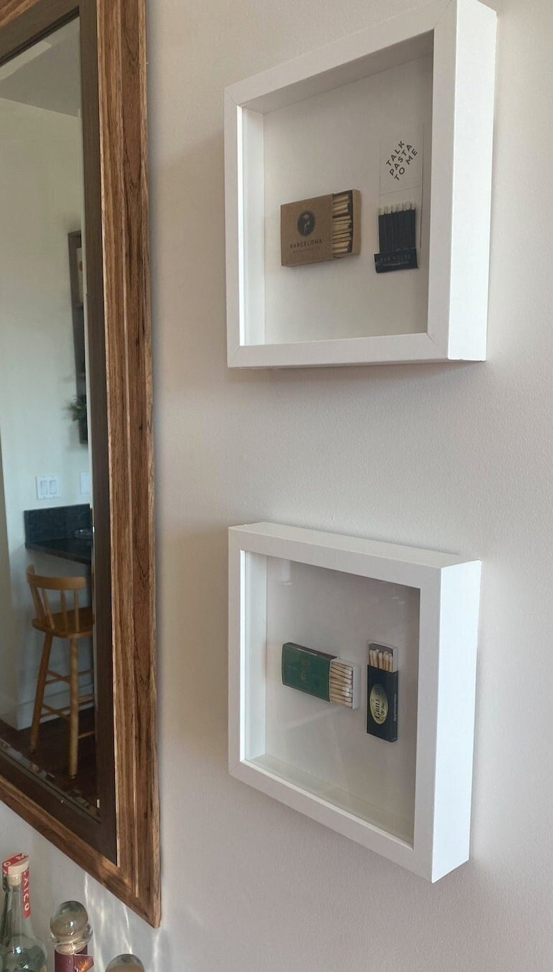 Custom 8x8 Matchbox Shadow Box - Etsy