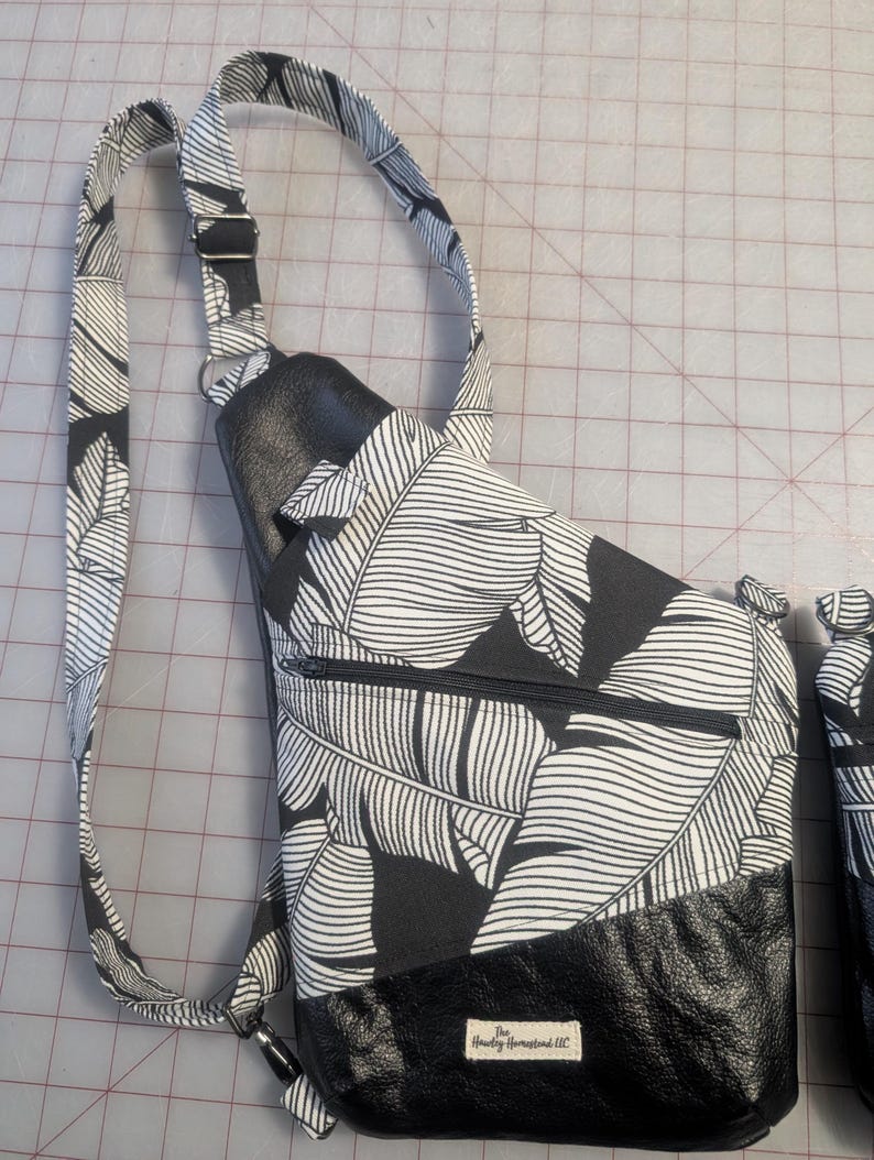 Left Shoulder | Anti-Theft Bag | Convertible Bag | Crossbody Sling | Unisex Bag Monstera