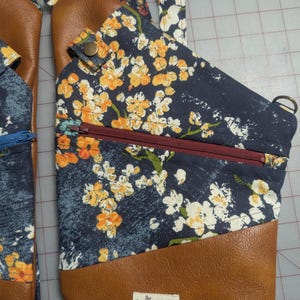 Left Shoulder | Anti-Theft Bag | Convertible Bag | Crossbody Sling | Unisex Bag Forget-Me-Nots