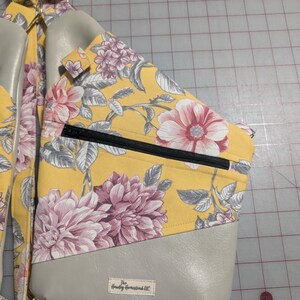 Left Shoulder | Anti-Theft Bag | Convertible Bag | Crossbody Sling | Unisex Bag Pink Floral