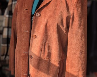 Vintage | Washable Suede | St. John's Bay | Orange | Retro 70's