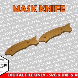 Mask Knife Scales
