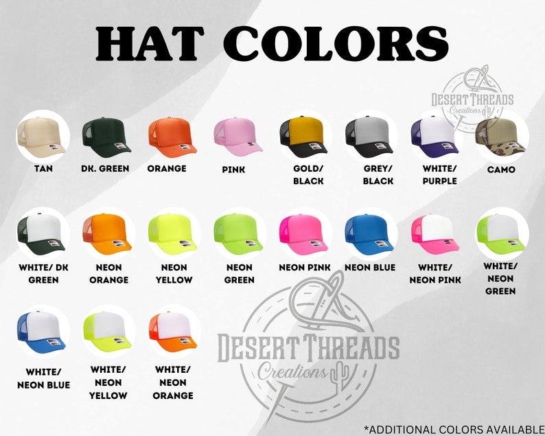 Custom Embroidered Trucker Hat, Personalized Foam Cap, Trendy Trucker Mesh, Bachelorette Gift, personalized gift image 2