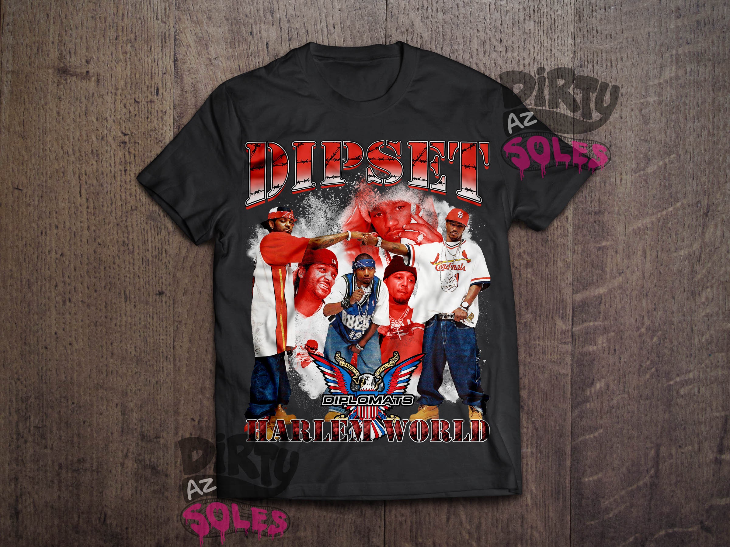 DIPLOMATS The Dipset All Stars Tank Top in Black SV-DIPSETALLSTARS-TNK-BLK  - Karmaloop