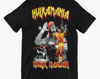 Hulk Hogan Vintage Retro Tee | Bootleg Vintage Tee | Vintage 90s Rap Tee Hulkamania