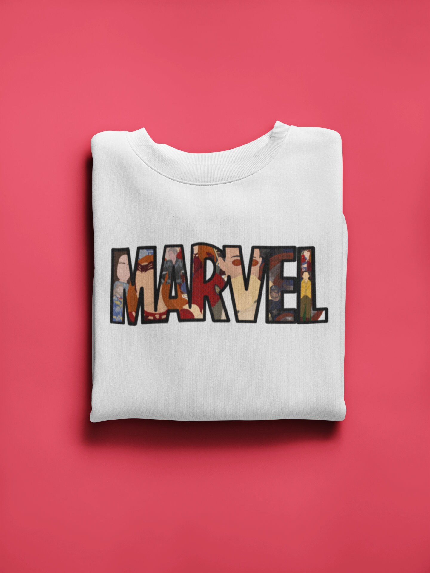 Marvel Crewneck Sweatshirt MCU Shirt 