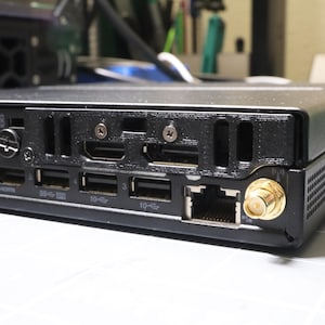 IO Shield for Lenovo M90q Tiny with RX 6400 Low Profile GPU