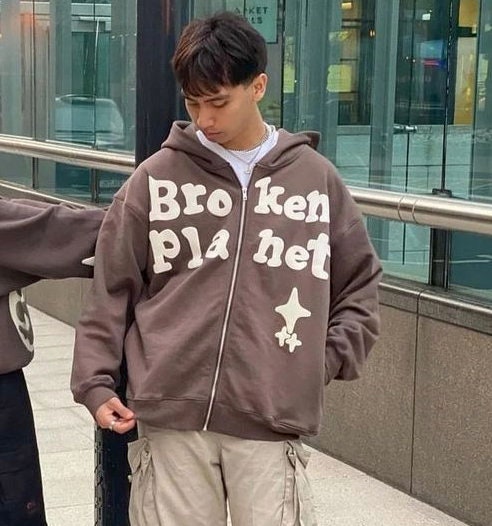 broken planet hoodie