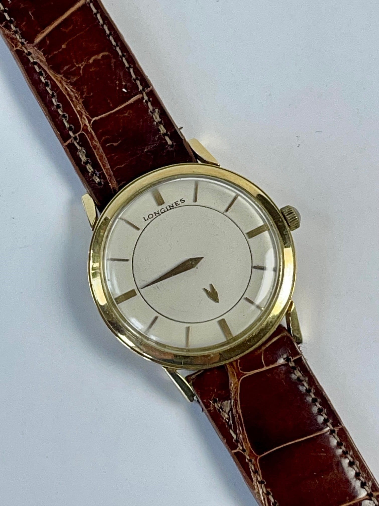 Longines Mystery Dial Sold14k Gold Vintage Swiss Made 1954 - Etsy