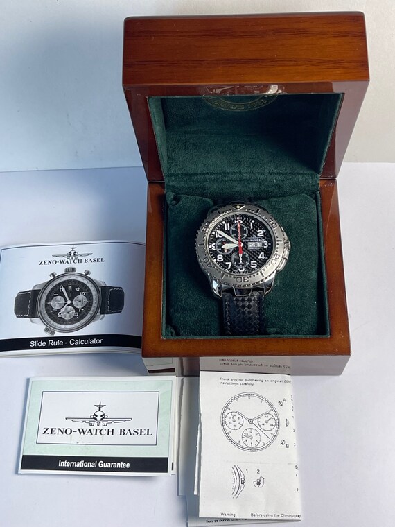 Zeno-Watch Basel Pilot Automatic Quick Set Day Da… - image 2