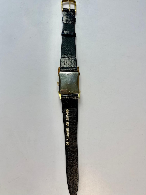 Gruen Precision Rectangular Sub-Seconds Black Dil… - image 4