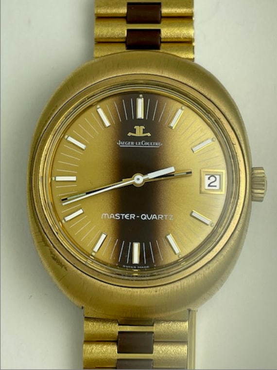 Jaeger lecoultre Master quartz Quick Set Calendar Date Tiger Eye