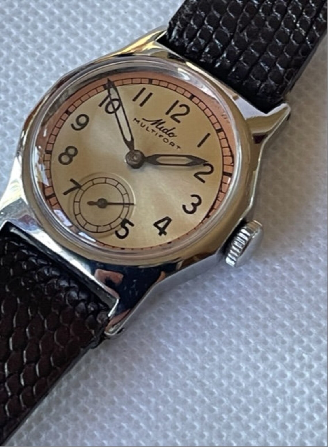 Mido Multifort Military Officers WWII 1942 Two Tone Dial S/S - Etsy