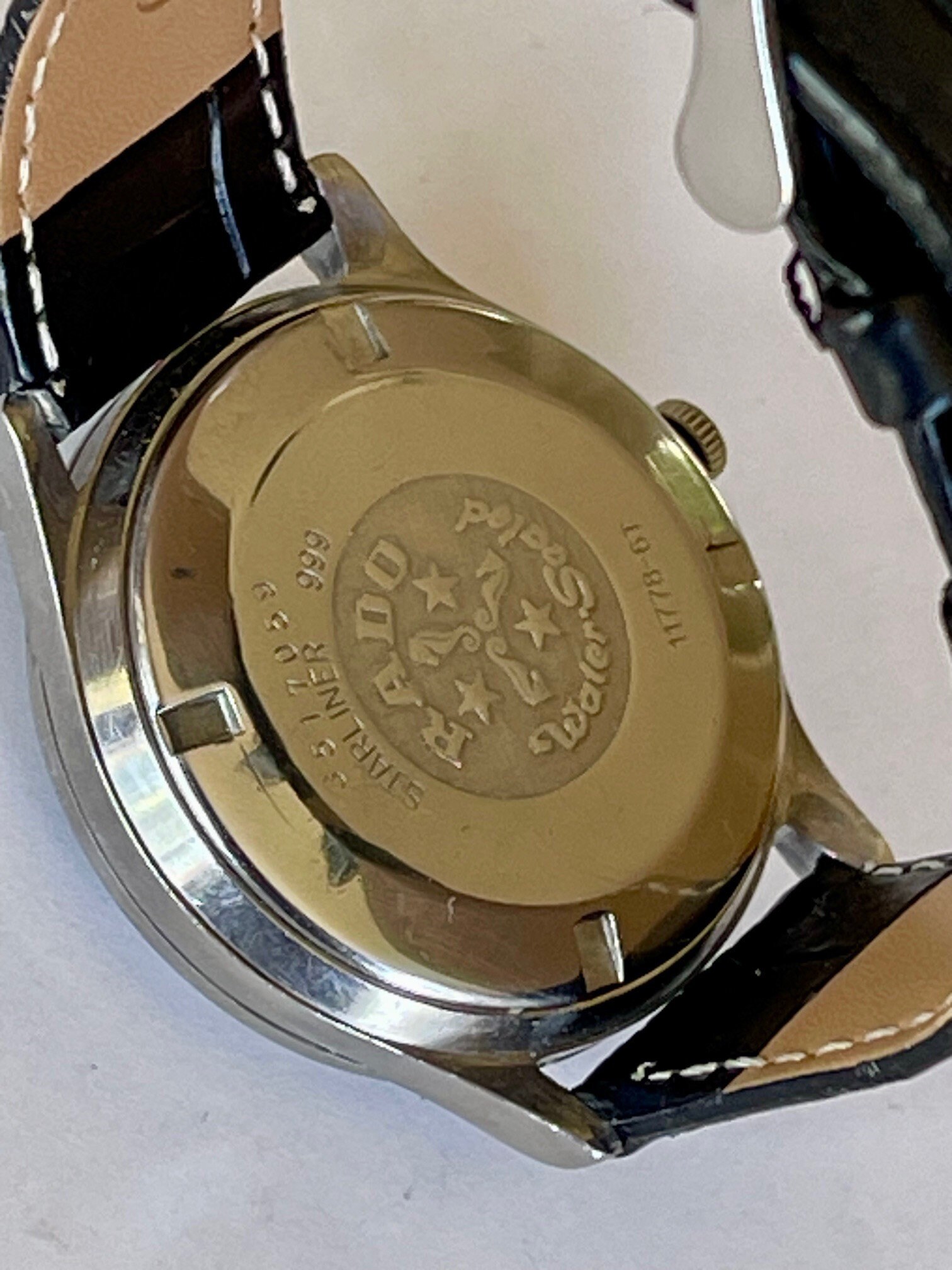 Rado Starliner 999 Automatic Quick Set Day/date Two Level Black