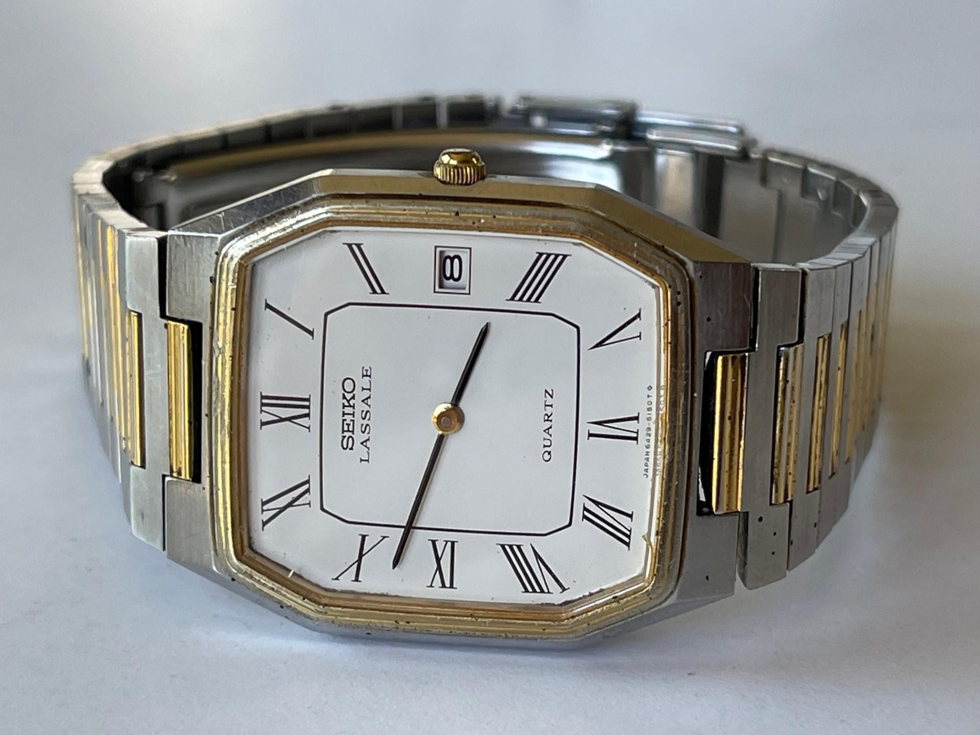 WTS] 1986 Seiko LASSALE Quartz Watch Ref. 2F50-5689 Two-Tone