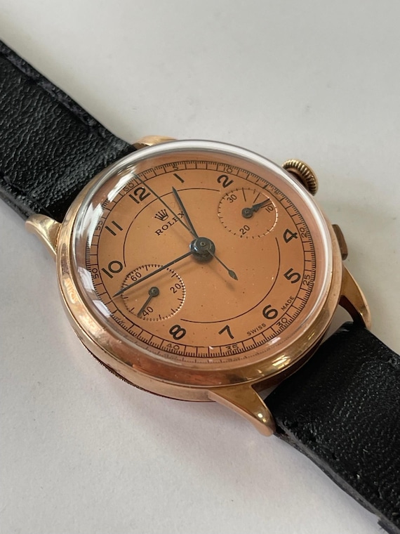 Rolex Chronograph Reference 2508 Large Vintage Swiss Made 1935 - Etsy